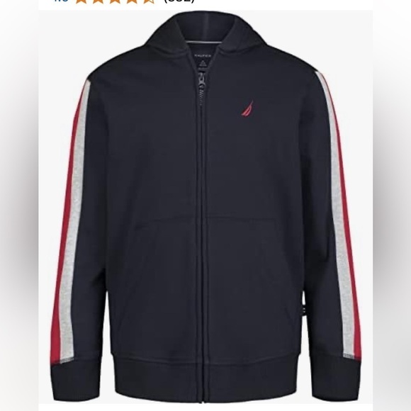 🎁 Nautica Fleece Zip Front Hoodie: Nautica
Polar Fleece Zip-Up boys sweater - Picture 3 of 8